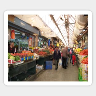 Israel, Jerusalem. Mahane Yehuda, Shuk Sticker